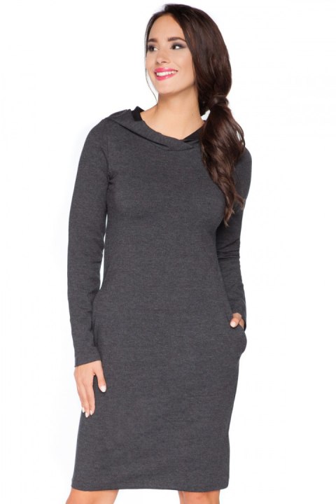Sukienka Model A1 Dark Grey - RaWear - 46