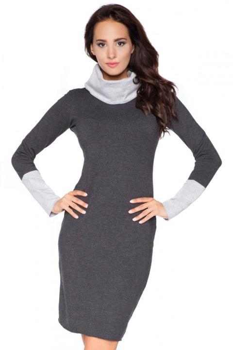 Sukienka Model C3 Dark Grey/Light Grey - RaWear - 40