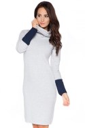 Sukienka Model C4 Light Grey/Navy - RaWear - 44
