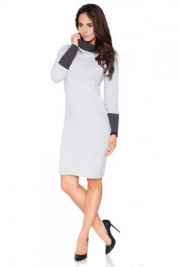 Sukienka Model C6 Light Grey/Dark Grey - RaWear - 42