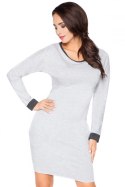 Sukienka Model E6 Light Grey/Dark Grey - RaWear - 40