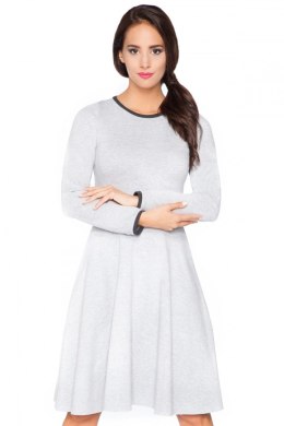 Sukienka Model F6 Light Grey/Dark Grey - RaWear - 38