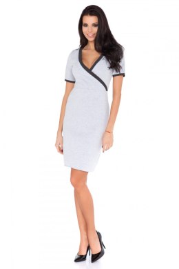 Sukienka Model L4 Light Grey/Dark Grey - RaWear - 36
