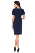 Sukienka Model L7 Navy/Light Grey - RaWear - 40