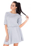 Sukienka Model M2 Light Grey - RaWear - 38