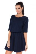 Sukienka Model M3 Navy - RaWear - 44 Sukienka Model M3 Navy - RaWear - 44