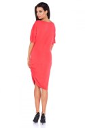 Sukienka Model P4 Coral - RaWear - 42 Sukienka Model P4 Coral - RaWear - 42