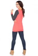 Tunika Model J8 Coral/Dark Grey - RaWear - 38 Tunika Model J8 Coral/Dark Grey - RaWear - 38