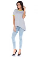 Tunika Model N6 Light Grey/Limonka - RaWear - 40