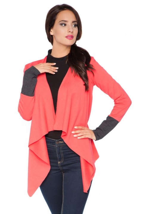 Bluza Damska Model D9 Coral/Dark Grey - RaWear - 42