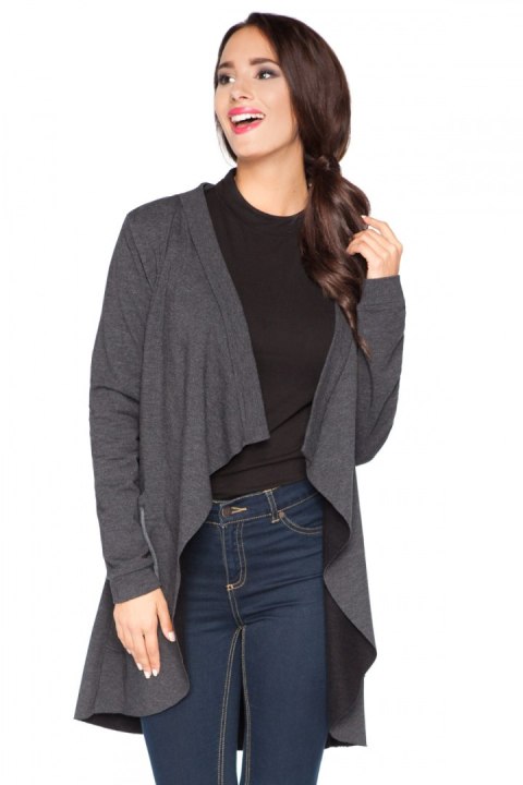 Bluza Damska Model G1 Dark Grey - RaWear - 42 Bluza Damska Model G1 Dark Grey - RaWear - 42