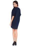 Sukienka Model O3 Navy - RaWear - 46 Sukienka Model O3 Navy - RaWear - 46
