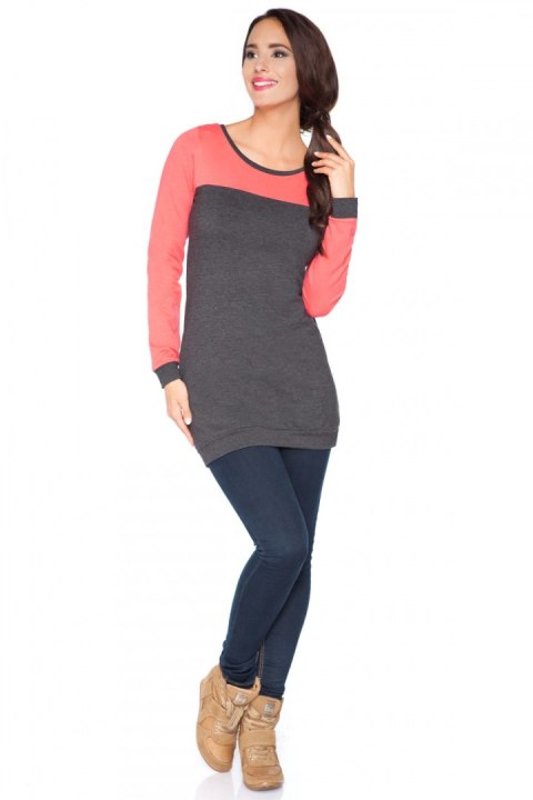 Tunika Model J2 Dark Grey/Coral - RaWear - 38 Tunika Model J2 Dark Grey/Coral - RaWear - 38