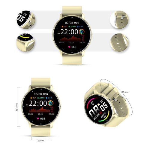 Smartwatch Damski Gravity GT1-6 Smartwatch Damski Gravity GT1-6