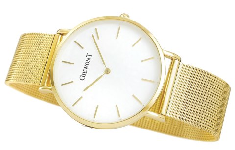 Zegarek Damski GIEWONT Harmony GW1970-1 Pure White/Gold Effect Zegarek Damski GIEWONT Harmony GW1970-1 Pure White/Gold Effect