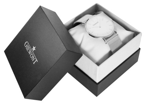 Zegarek Damski GIEWONT Harmony GW1970-3 Pure White/Silver Effect Zegarek Damski GIEWONT Harmony GW1970-3 Pure White/Silver Effect
