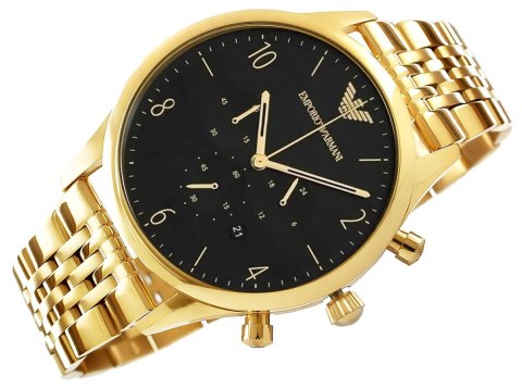 Zegarek Męski Emporio Armani Chronograf AR1893 Zegarek Męski Emporio Armani Chronograf AR1893