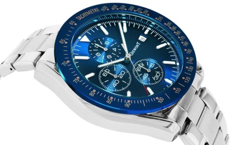 Zegarek Męski Giewont PrimeChrono GW8620-2 Chronograf Silver/Blue Zegarek Męski Giewont PrimeChrono GW8620-2 Chronograf Silver/Blue
