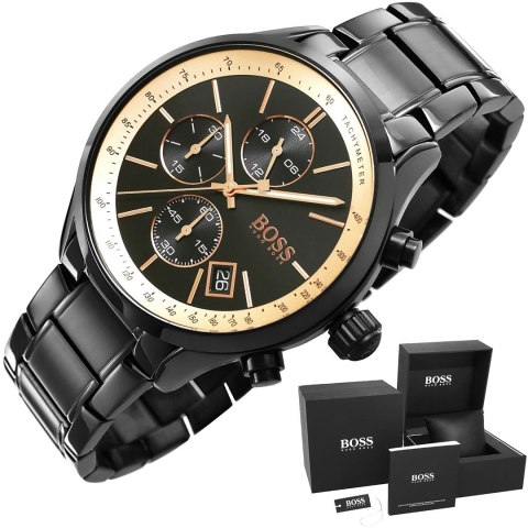 Zegarek Męski Hugo Boss Grand Prix 1513578 + BOX Zegarek Męski Hugo Boss Grand Prix 1513578 + BOX