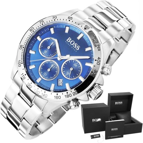 Zegarek Męski Hugo Boss Hero 1513755 + BOX Zegarek Męski Hugo Boss Hero 1513755 + BOX