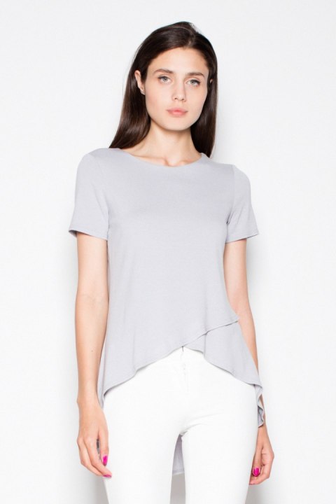Bluzka Model VT085 Grey - Venaton - L Bluzka Model VT085 Grey - Venaton - L