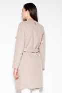 Płaszcz Damski Model VT041 Beige - Venaton - XL Płaszcz Damski Model VT041 Beige - Venaton - XL