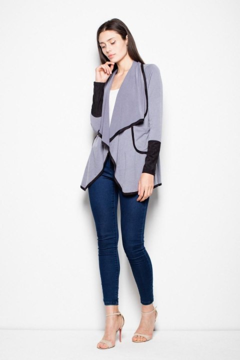 Sweter Damski Model VT036 Grey - Venaton - XL Sweter Damski Model VT036 Grey - Venaton - XL