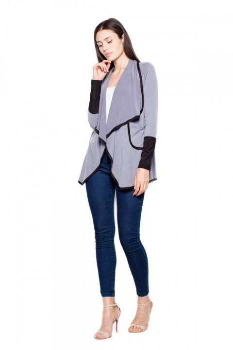 Sweter Damski Model VT036 Grey - Venaton - XL Sweter Damski Model VT036 Grey - Venaton - XL