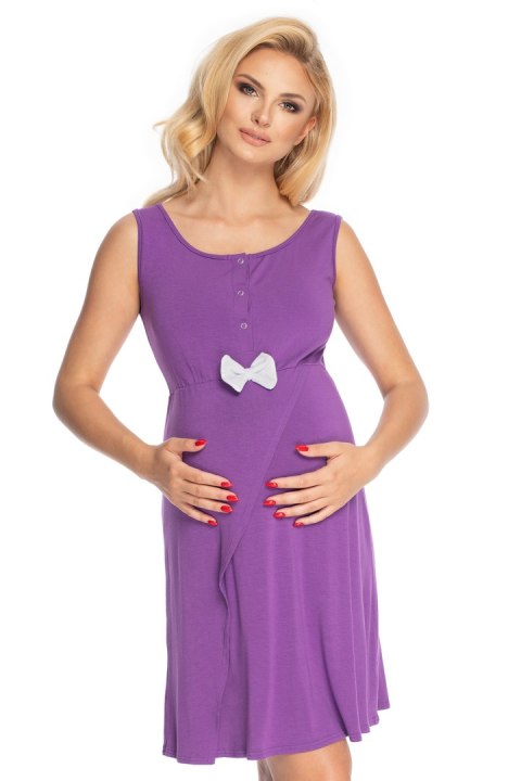 Koszulka nocna Koszula Nocna Ciążowa Model 0179 Violet - PeeKaBoo - S/M