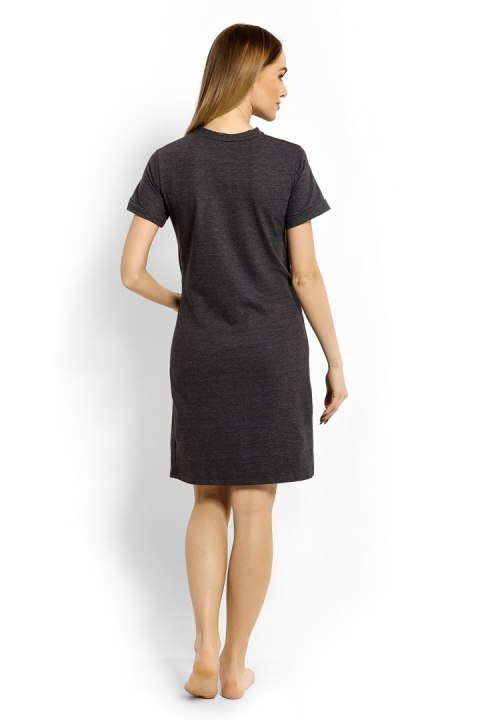 Koszulka nocna Koszula Nocna Model 1625C Grafit - PeeKaBoo - XXL Koszulka nocna Koszula Nocna Model 1625C Grafit - PeeKaBoo - XXL