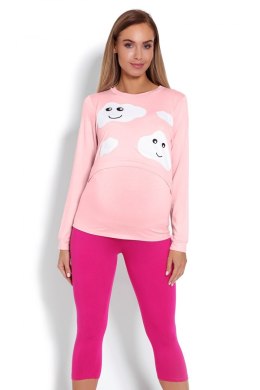 Piżama Damska Ciążowa Model 1679 Pink - PeeKaBoo - S/M