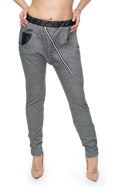 Spodnie Damskie Model 0103 Dark Grey - PeeKaBoo - uniwersalny