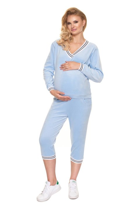 Spodnie Dres Model 0202 Błękit - PeeKaBoo - L/XL