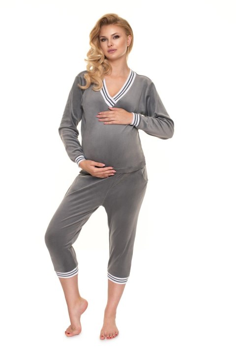Spodnie Dres Model 0202 Grafit - PeeKaBoo - S/M