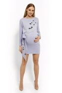 Sukienka Ciążowa Model 1624C Sky Blue - PeeKaBoo - S/M