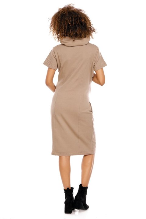 Sukienka model 1581 Cappuccino - PeeKaBoo - s Sukienka model 1581 Cappuccino - PeeKaBoo - s