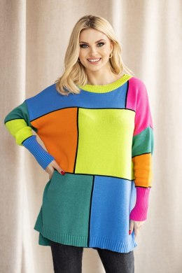 Sweter Damski Model 30089 Limonka - PeeKaBoo - uniwersalny