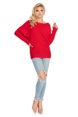 Sweter Damski Model 70036 Red - PeeKaBoo - uniwersalny