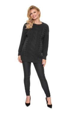Sweter Model 70040 Grafit - PeeKaBoo - uniwersalny