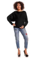 Sweter model 70003C Black - PeeKaBoo - uniwersalny Sweter model 70003C Black - PeeKaBoo - uniwersalny