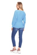 Sweter model 70003C Jeans - PeeKaBoo - uniwersalny Sweter model 70003C Jeans - PeeKaBoo - uniwersalny