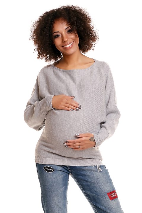 Sweter model 70003C Light Gray - PeeKaBoo - uniwersalny Sweter model 70003C Light Gray - PeeKaBoo - uniwersalny