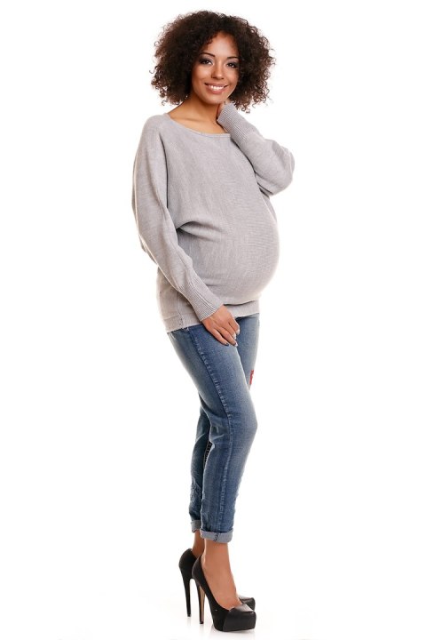 Sweter model 70003C Light Gray - PeeKaBoo - uniwersalny Sweter model 70003C Light Gray - PeeKaBoo - uniwersalny