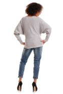 Sweter model 70003C Light Gray - PeeKaBoo - uniwersalny Sweter model 70003C Light Gray - PeeKaBoo - uniwersalny