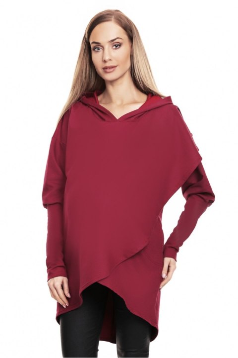 Bluza Ciążowa Model 0146 Bordo - PeeKaBoo - S/M