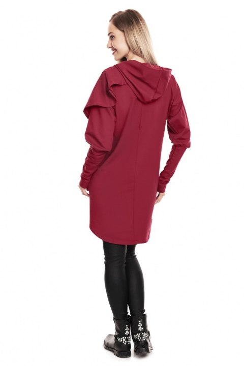 Bluza Ciążowa Model 0146 Bordo - PeeKaBoo - S/M Bluza Ciążowa Model 0146 Bordo - PeeKaBoo - S/M