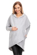 Bluza Ciążowa Model 0146 Grey - PeeKaBoo - S/M