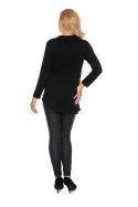 Bluzka Ciążowa Model 0185 Black - PeeKaBoo - S/M Bluzka Ciążowa Model 0185 Black - PeeKaBoo - S/M