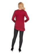 Bluzka Ciążowa Model 0185 Bordo - PeeKaBoo - L/XL Bluzka Ciążowa Model 0185 Bordo - PeeKaBoo - L/XL