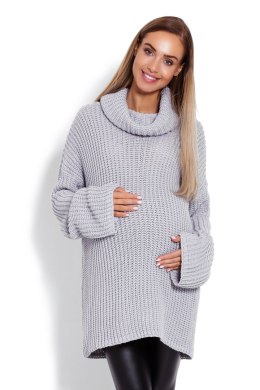 Golf Ciążowy Model 70012C Grey - PeeKaBoo - uniwersalny